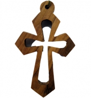 Cross Necklace Wood _200x200